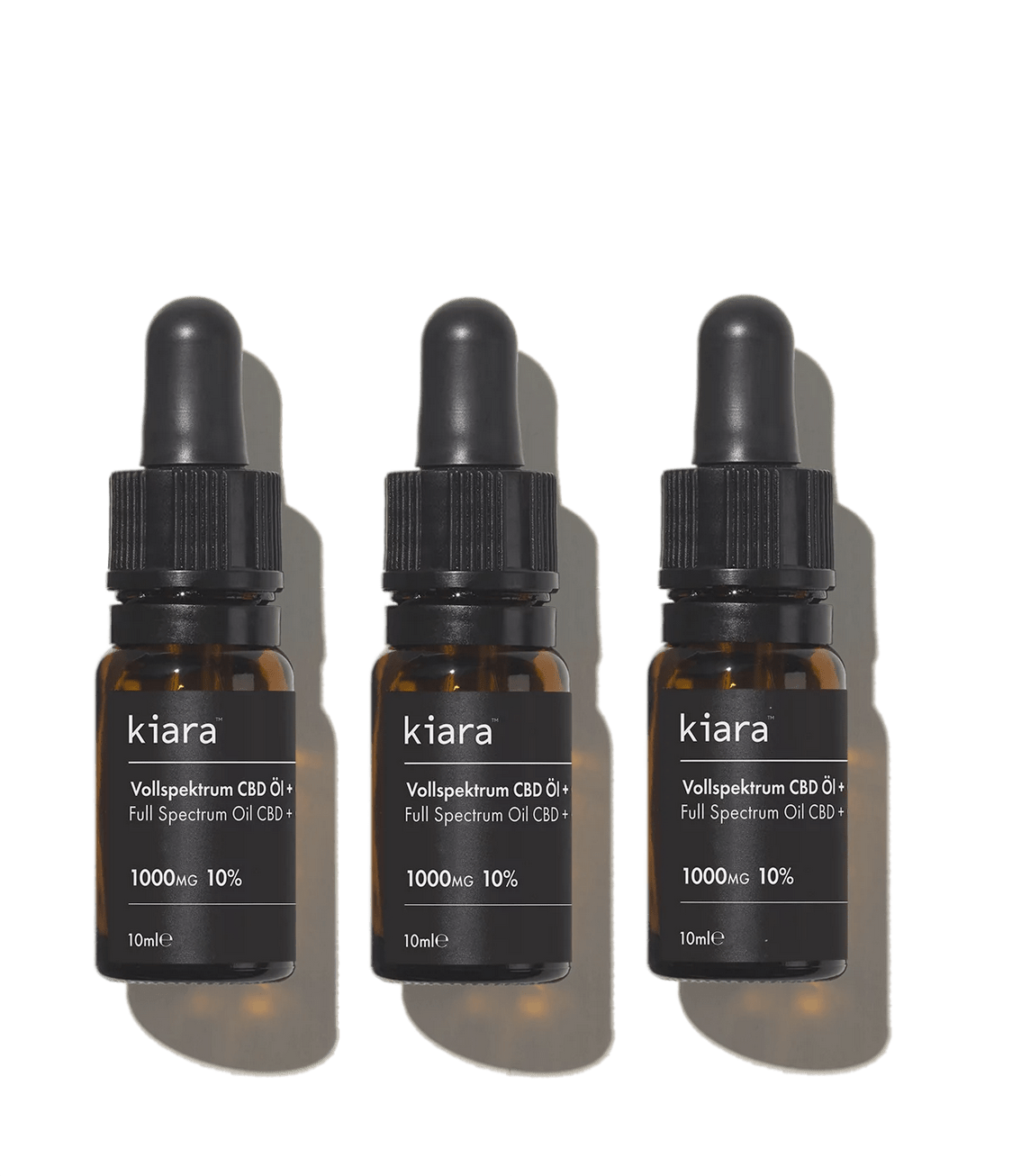 Kiara 3 für 2 Vollspektrum Bio CBD Öl 10%