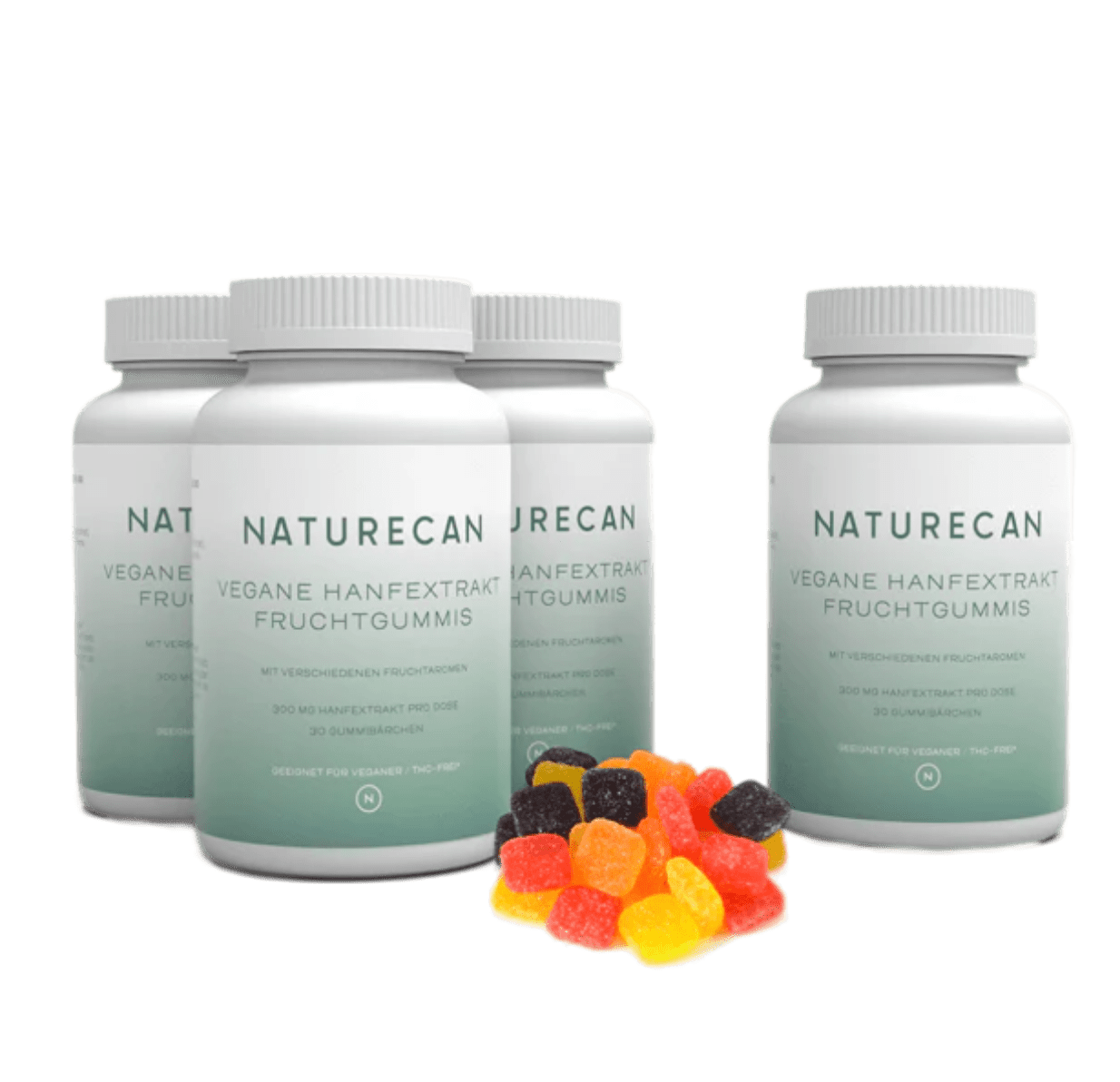 Naturecan vegane CBD Fruchtgummis - 3 + 1 Gratis