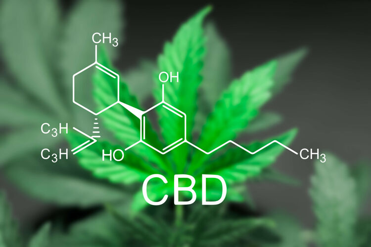 CBD chemische Strukturformel