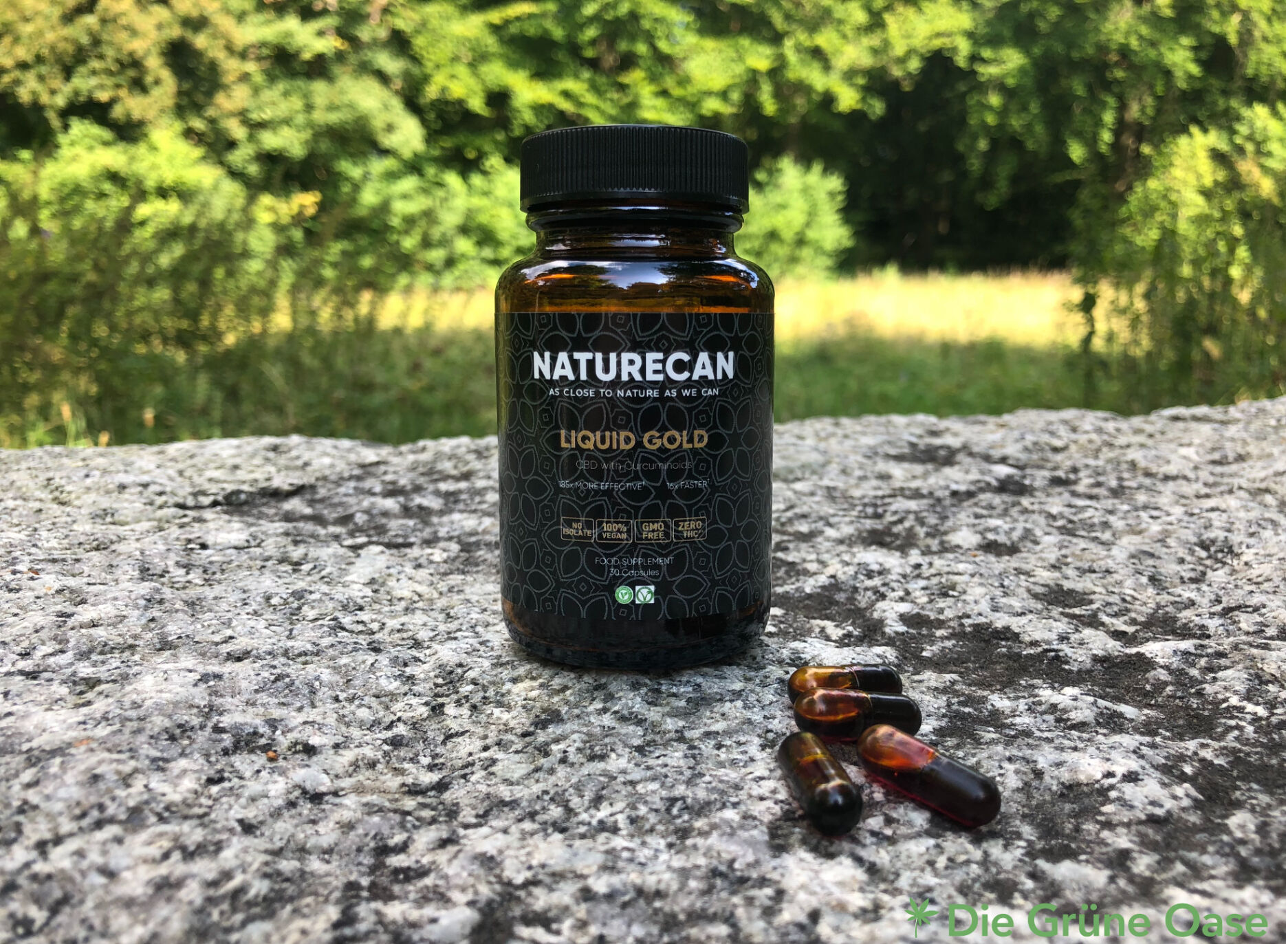 Liquid Gold CBD-Curcuminoid-Kapseln