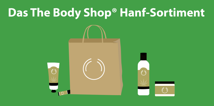 Das The Body Shop® Hanf-Sortiment